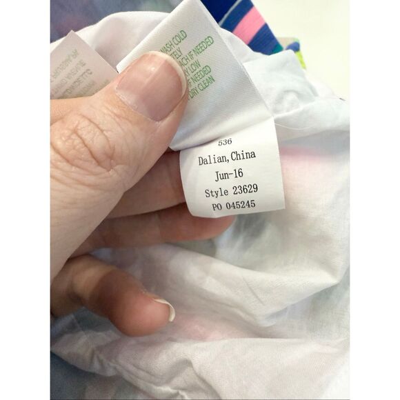 Lilly Pulitzer Womens Multicolor Exotic Garden Cathy Shift Dress Size 14 - Picture 6 of 6